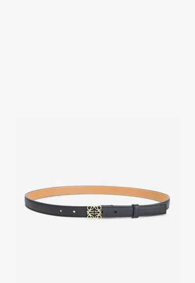 LOEWE ANAGRAM CALF LEATHER BELT