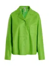 Loewe Anagram Casual Jackets, Parka Green In Green