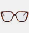 Loewe Anagram Cat-eye Glasses In Brown