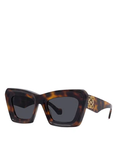 LOEWE ANAGRAM CAT EYE SUNGLASSES, 52MM
