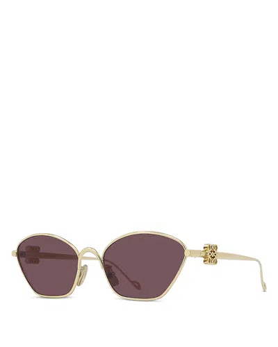 LOEWE ANAGRAM CAT EYE SUNGLASSES, 57MM