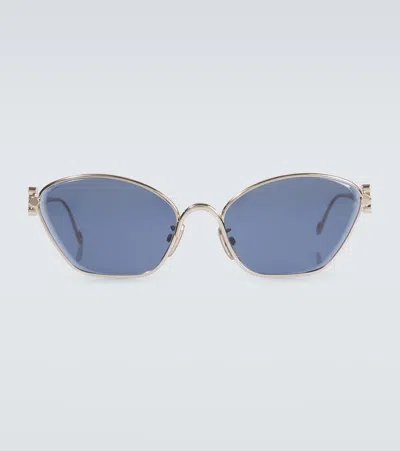 Loewe Anagram Cat-eye Sunglasses In Blue