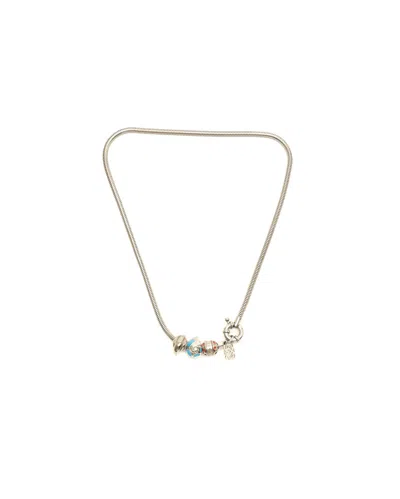 Loewe Anagram Charm Necklace In Multi