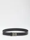 Loewe Chunky Belt Palladium Buckle In Black