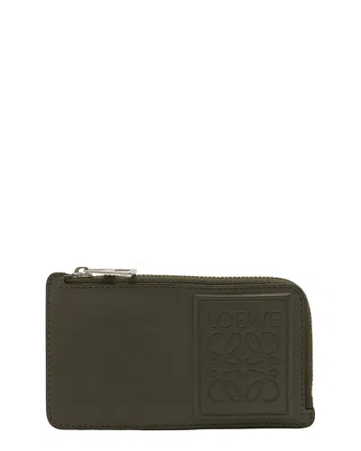 Pre-owned Loewe Anagram Coin Card Holder (authentic Pre-loved)