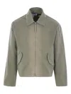 Loewe Paula's Ibiza Anagram Cotton Jacket In Green
