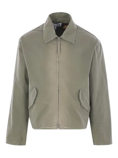 LOEWE ANAGRAM COTTON JACKET