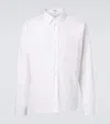 Loewe Embroidered Anagram Long-sleeved Shirt In White