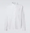 Loewe Embroidered Anagram Long-sleeved Shirt In White