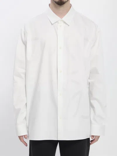 Loewe Anagram Cotton Shirt In White