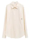 Loewe Pocket Embroidered Shirt In Neutral