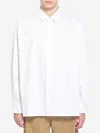 Loewe Cotton Shirt With Oversized Anagram Pattern In White
