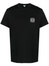 Loewe Logo Anagram Cotton Jersey T-shirt In Black