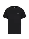Loewe Mens Anagram-embroidered Cotton T-shirt Black In Black