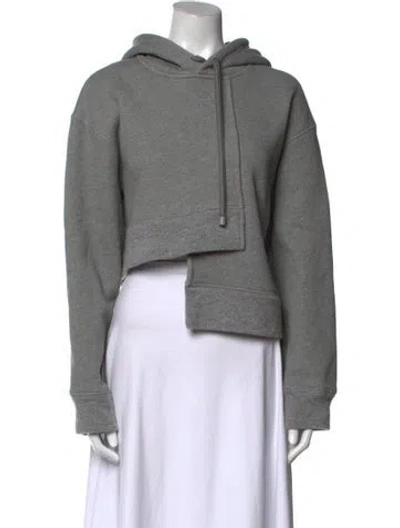 Pre-owned Loewe Anagram Crew Neck Sweater In Gray