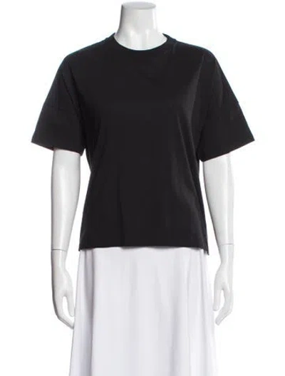 Pre-owned Loewe Anagram Crew Neck T-shirt In Black