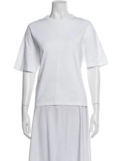 Pre-owned Loewe Anagram Crew Neck T-shirt In Neutrals