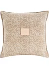 Loewe Anagram Cushion (50cm X 50cm) In Neutrals
