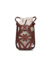 Loewe "anagram" Cut-out Pouch In Brown