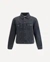 Loewe Anagram Denim Jacket In Black