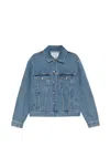 Loewe Button Flap Pocket Jacket In Blue