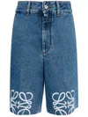 Loewe Anagram Denim Shorts