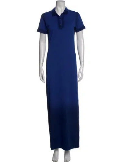 Pre-owned Loewe Anagram Dress In Blue