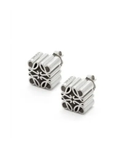 Loewe Anagram Earrings In White