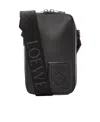 Loewe Anagram-embossed Crossbody Strap In Black