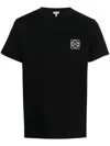 Loewe Logo Anagram Cotton Jersey T-shirt In Black