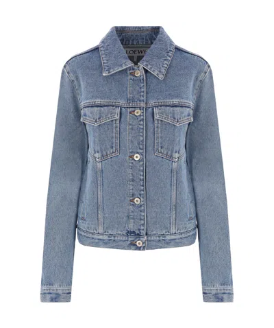 LOEWE ANAGRAM JACKET IN DENIM