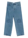 Loewe Loose-fit Anagram Jeans In Medium