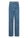 Loewe Anagram Baggy Jean In Blue