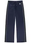 Loewe Anagram-embroidered Jersey Track Pants In Blue