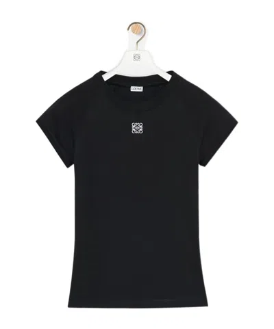 Loewe Small Fit T-shirt In Cotton Blend In Blue