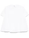 Loewe Women Anagram-embroidered Trapeze T-shirt In White
