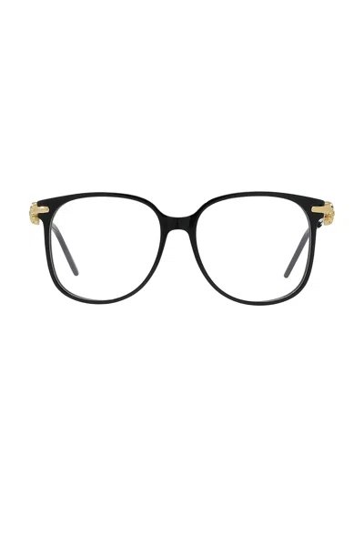 Loewe Anagram Eye Glasses In Shiny Black