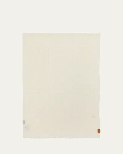 Loewe Anagram Fil Coupe Wool Silk Scarf