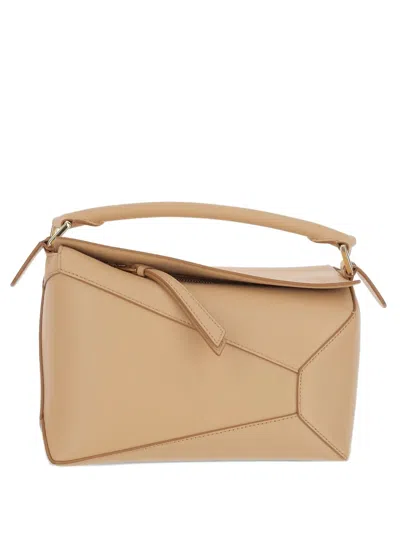 Loewe Anagram Geometric Leather Shoulder Bag