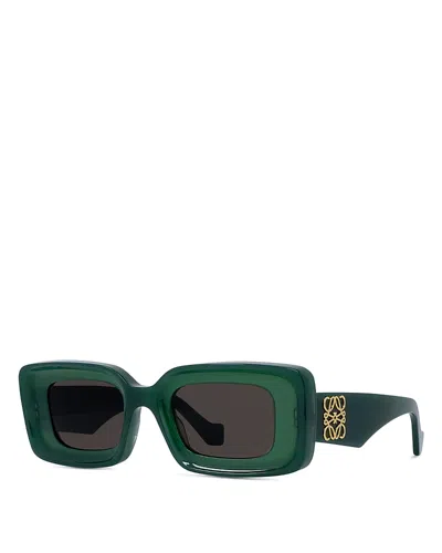 Loewe Anagram Geometric Sunglasses, 46mm In Black