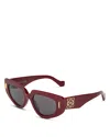 Loewe Anagram Geometric Sunglasses, 51mm