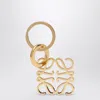Loewe Monogram Logo Keyring In Metal