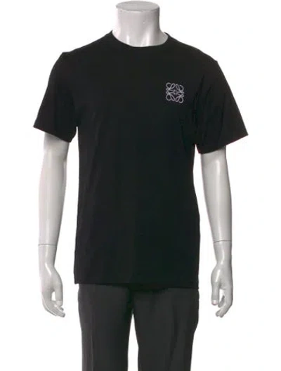Pre-owned Loewe Anagram Graphic Print T-shirt In Black