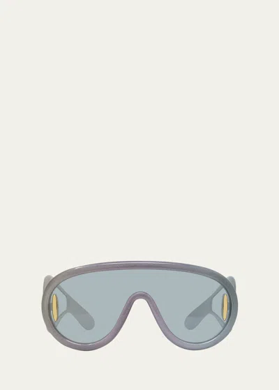 LOEWE ANAGRAM INJECTED PLASTIC SHIELD AVIATOR SUNGLASSES