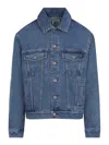 Loewe Anagram Denim Jacket In Blue