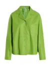 Loewe Anagram Casual Jackets, Parka Green In Fluogreen