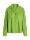 Loewe Anagram Casual Jackets, Parka Green In Green