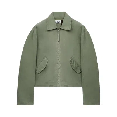 Pre-owned Loewe Anagram Jacket 'sage' | Green | Men's Size 56