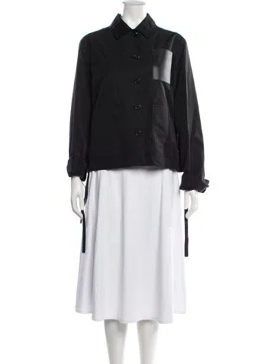 Pre-owned Loewe Anagram Jacket W/ Tags In Black