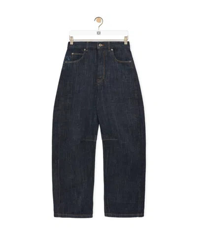 Loewe Anagram Jeans In Black